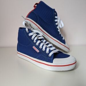 Adidas Mids Power Blue and Red Honey Women’s